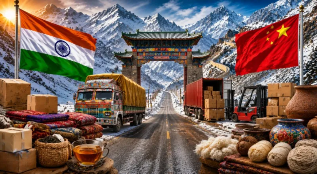 सिक्किम के नाथू ला दर्रे से छह साल बाद भारत-चीन सीमा व्यापार दोबारा शुरू
