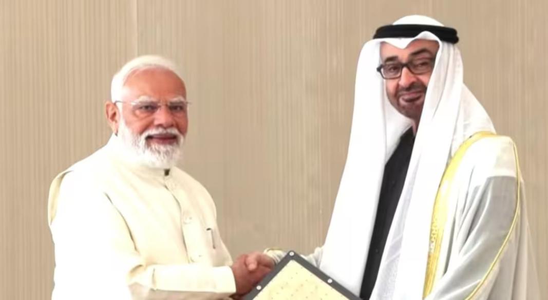 PM Modi Arrives in Abu Dhabi