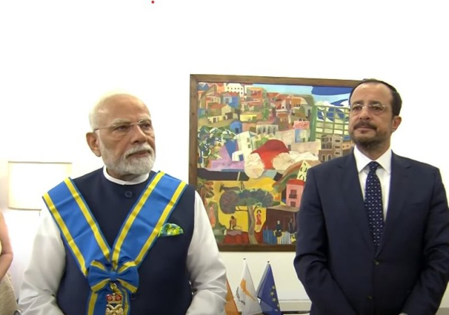 PM Modi in Cyprus